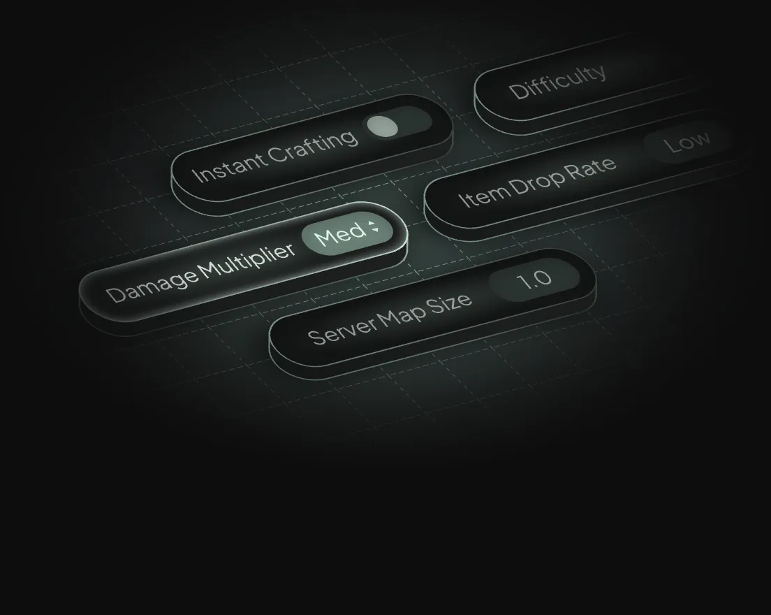 Rich in-game customization options